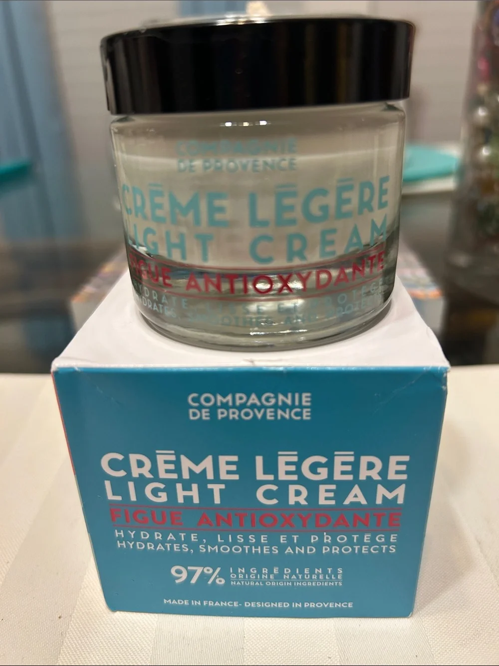 COMPAGNIE DE PROVENCE CREME LEGERE LIGHT CREAM. NEW IN BOX 1.6fl oz